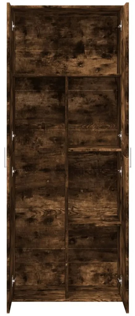 vidaXL Ντουλάπα Καπνιστή Δρυς 70x35x180 εκ. από Επεξεργασμένο Ξύλο