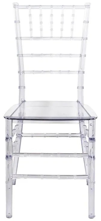 Καρέκλα Tiffany διάφανο pc 38.5x46x88εκ 38x38.5x88 εκ.