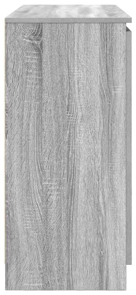 Συρταριέρα με Συρτάρια Γκρι Sonoma 100,5x35x76 εκ. Επεξ. Ξύλο - Γκρι