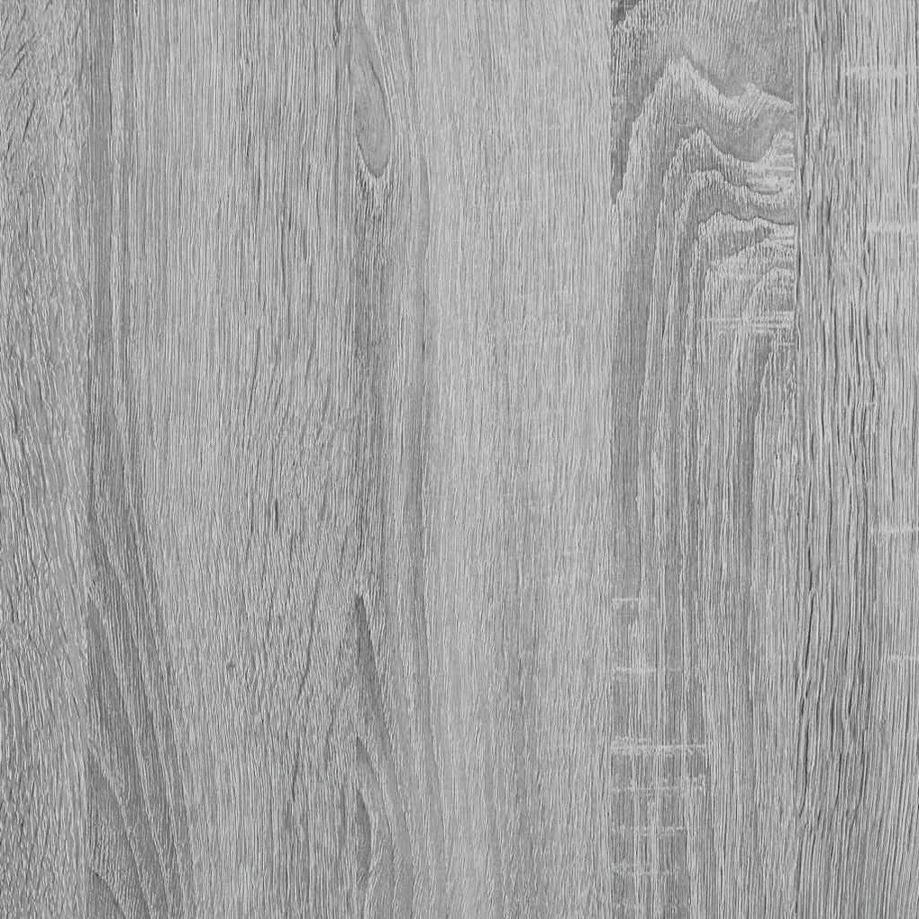 Συρταριέρα με Συρτάρια Γκρι Sonoma 71x35x84 εκ. από Επεξ. Ξύλο - Γκρι