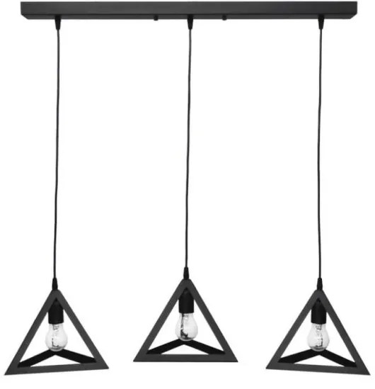 Κρεμαστό Φωτιστικό Οροφής GIZA Μαύρο 34-0337 Heronia Lighting-34-0337-Μαύρο 34-0337