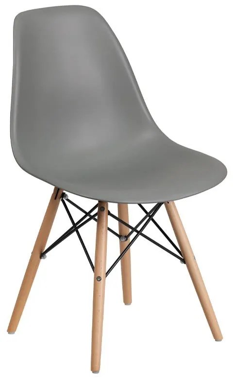 Dining Chair Art Fylliana Grey - Natural 46.5x53.5x80 cm