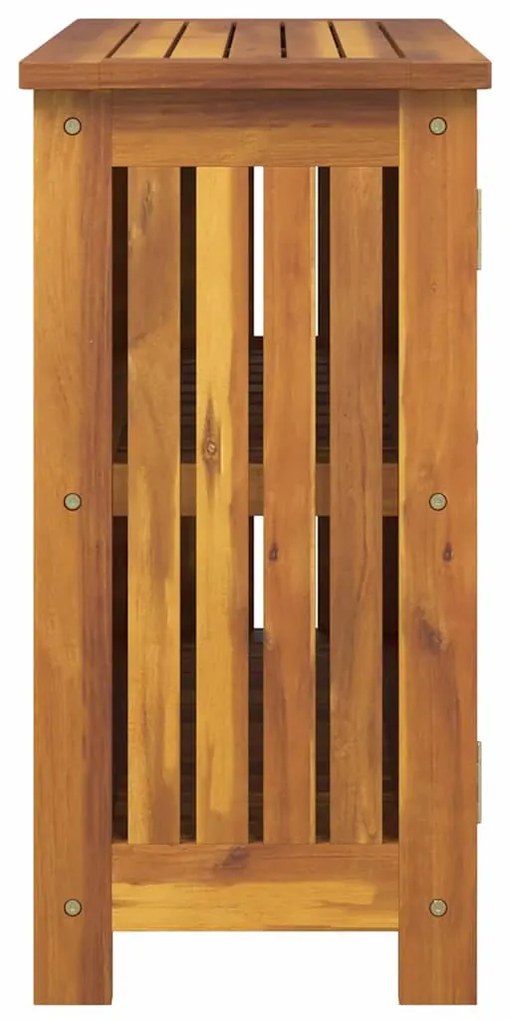 vidaXL Ντουλάπι Κήπου Φυσικό 75 x 35 x 70 εκ. Στερεό Ξύλο Ακακίας