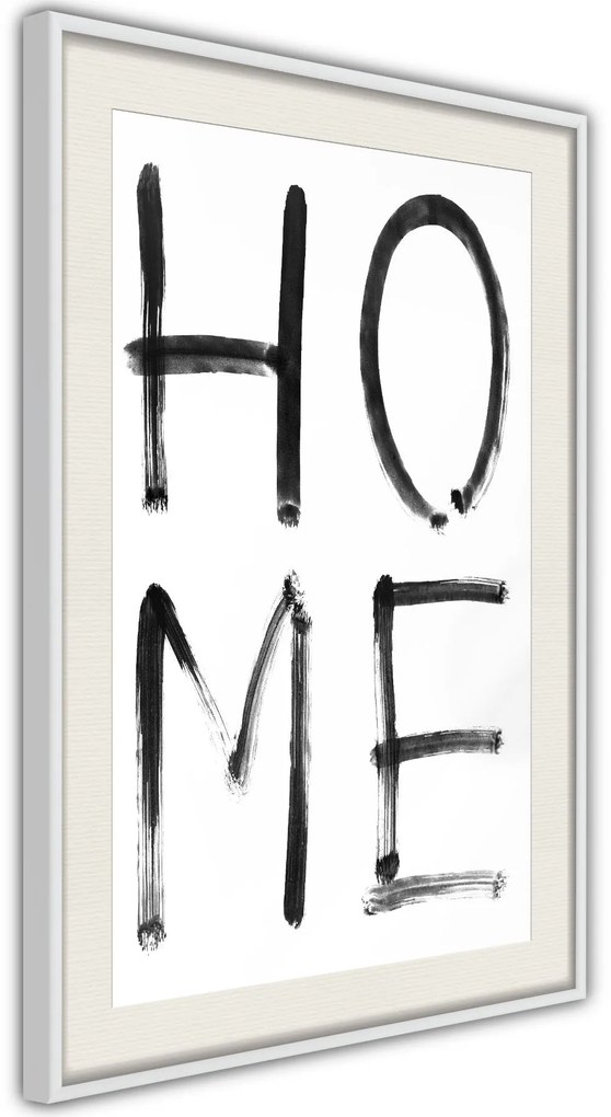 Αφίσα - Simply Home (Vertical) - 40x60 - Χρυσό - Χωρίς πασπαρτού