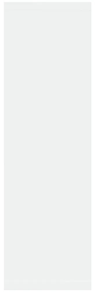 vidaXL Ραφιέρα Τοίχου Λευκή 85 x 16 x 52,5 εκ. από Επεξεργασμένο Ξύλο