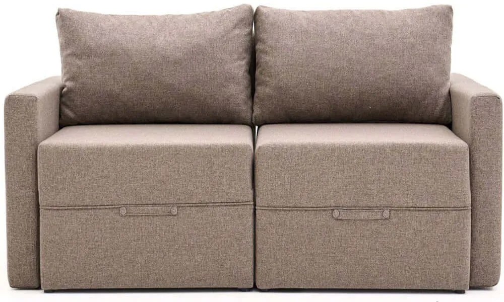 Καναπές - Κρεβάτι Διθέσιος Saros 825BLC5415 155x110x72cm Brown
