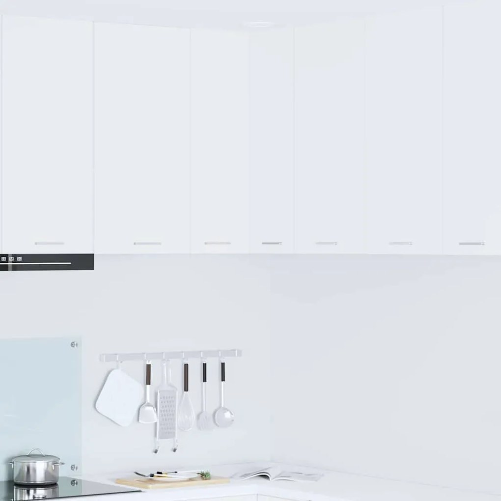 Κρεμαστό ντουλάπι με αποθήκευση Riga Λευκό 57 x 57 x 80 εκ.