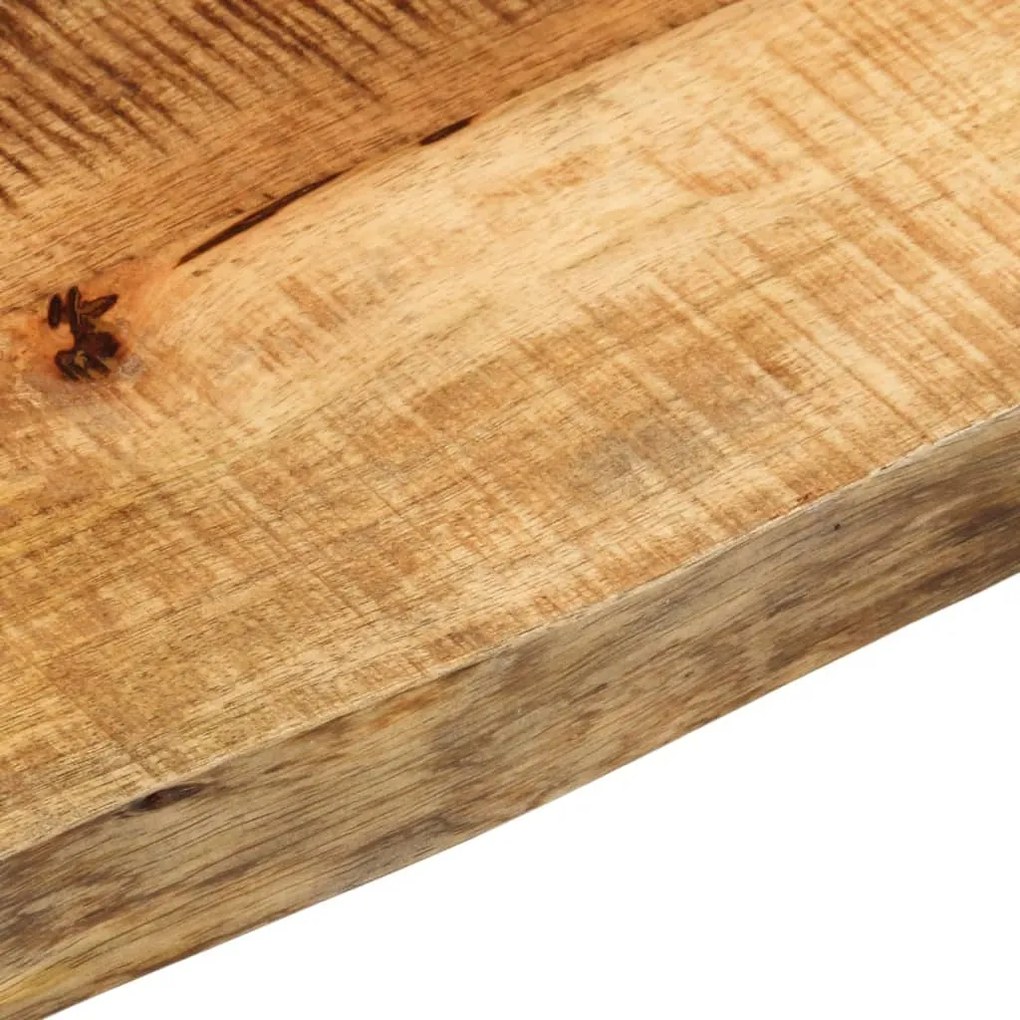 vidaXL Επιφάνεια Τραπεζιού 140x40x2,5 εκ. Live Edge Μασίφ Ξύλο Μάνγκο