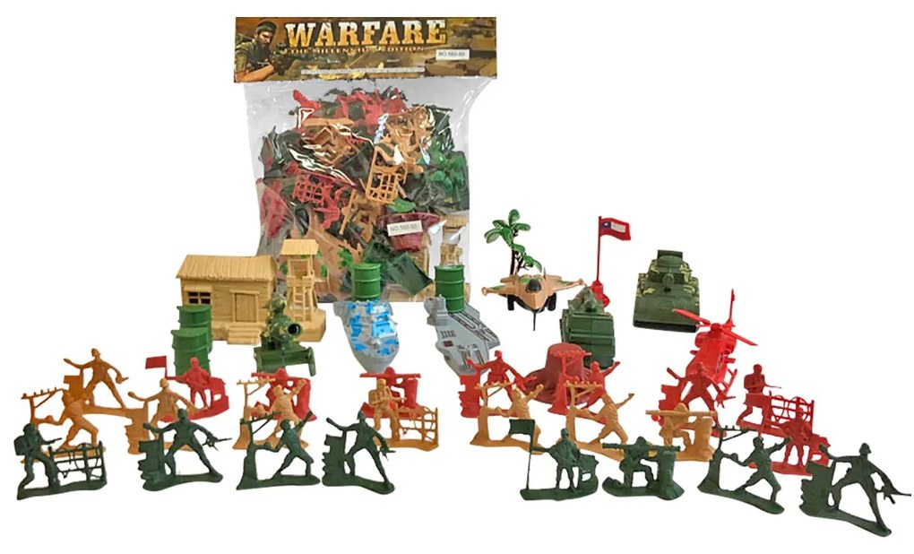 Στρατιωτάκια σε σακουλάκι warfare 25x28x7cm ToyMarkt 913255 71-3235