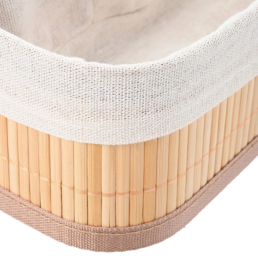 ESTIA ΚΑΛΑΘΙ ΟΡΓΑΝΩΣΗΣ BAMBOO ESSENTIALS 19.5x10cm ME ΕΠΕΝΔΥΣΗ