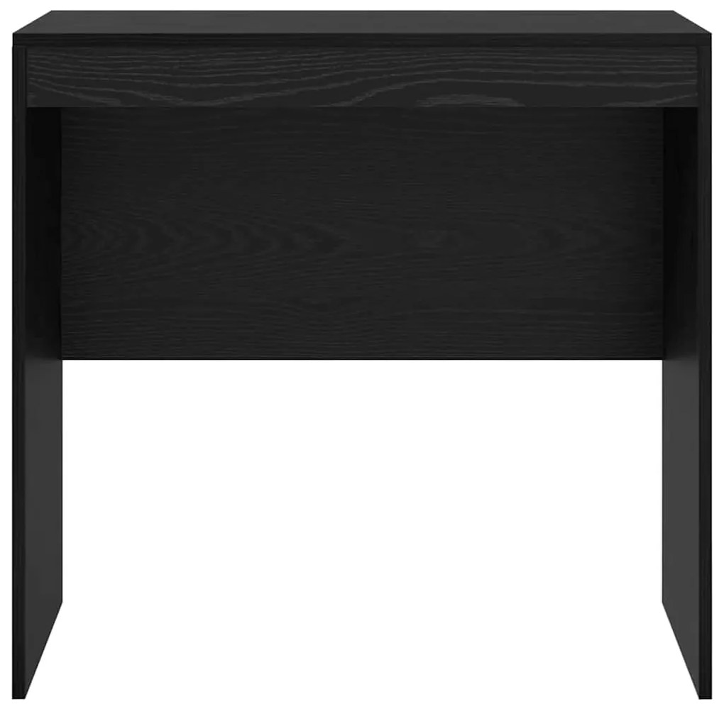 vidaXL Γραφείο Μαύρη δρυς 80 x 50 x 76 εκ. Επεξεργασμένο ξύλο
