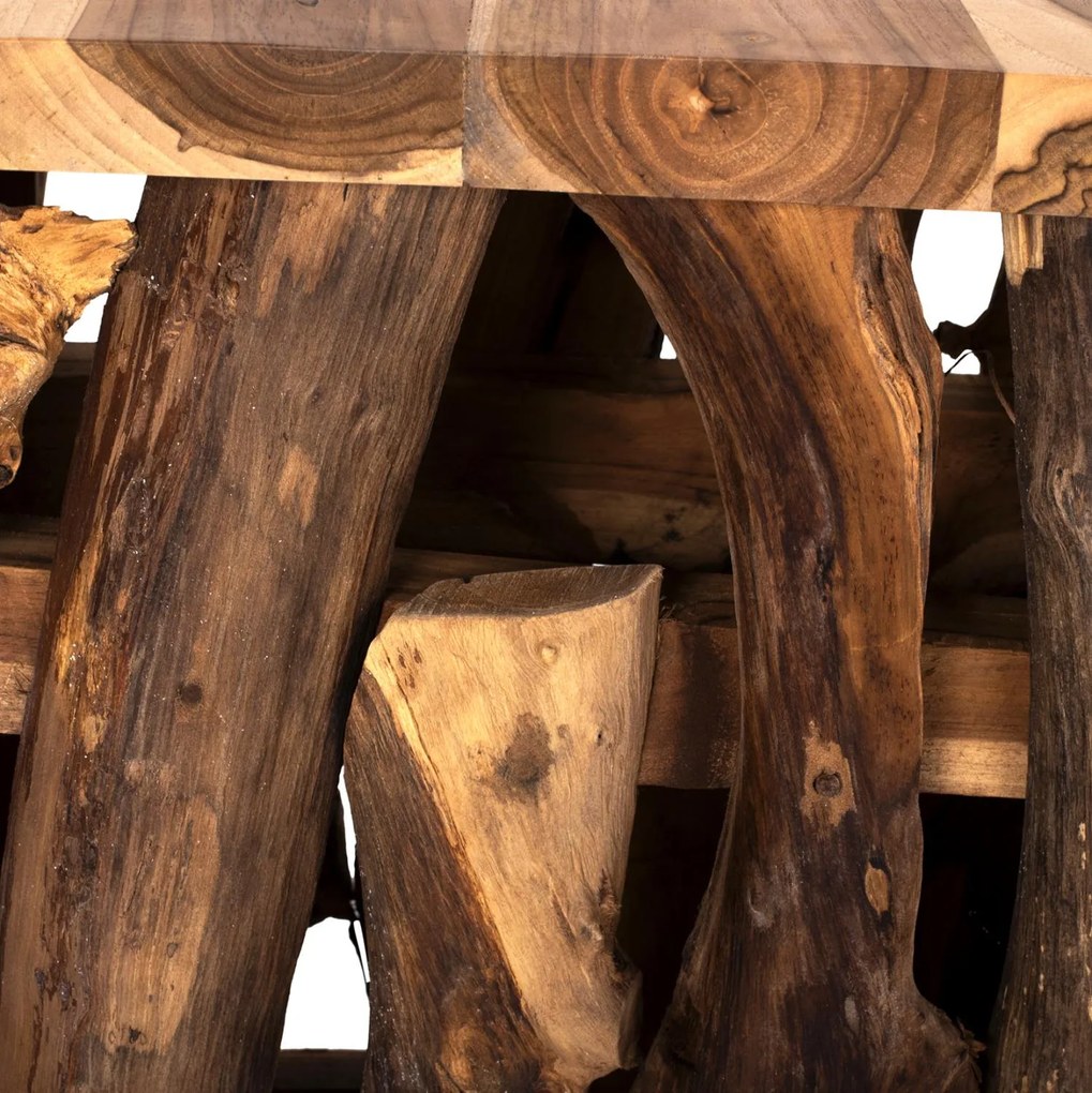 Κονσόλα C9336 απο Μασίφ Ξύλο TEAK Φυσικό 100x35x75Y εκ. 100x35x75 εκ.