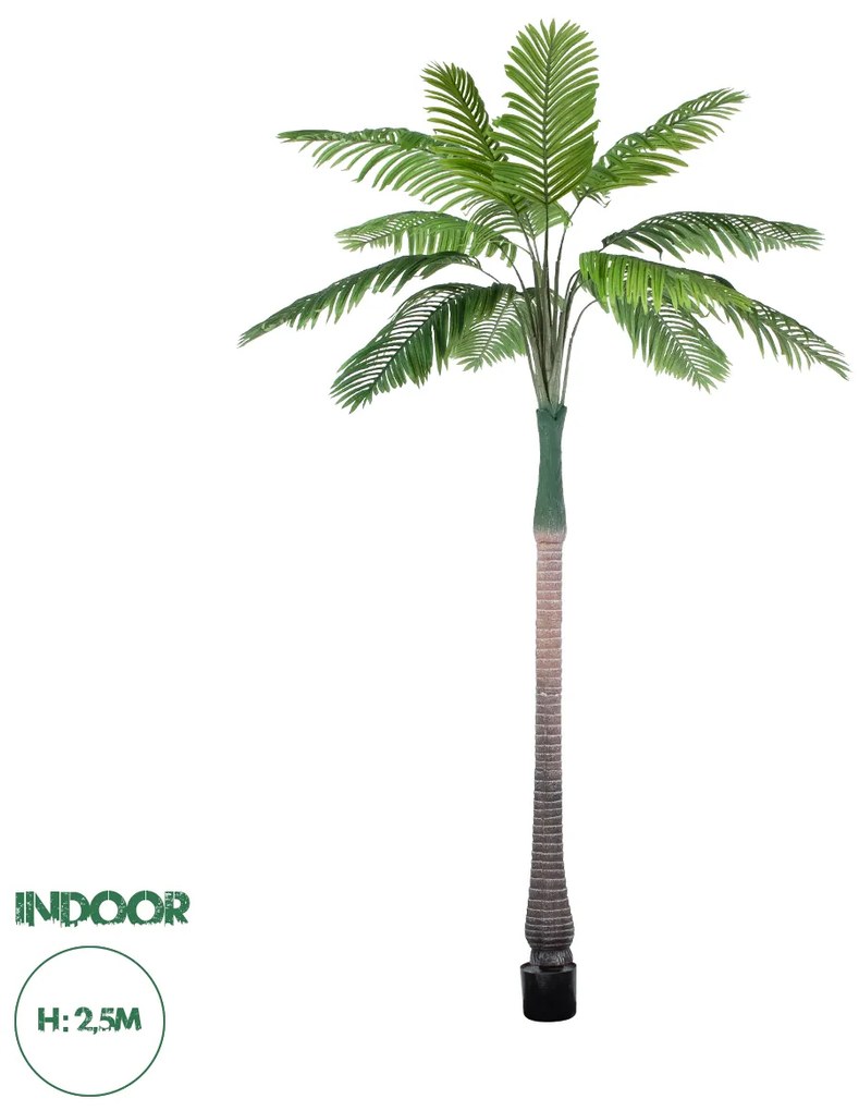 20088 GloboStar® Artificial Garden COCONUT PALM TREE 20088 Τεχνητό Διακοσμητικό Φυτό Φοινικόδεντρο Κοκοφοίνικας Υ250cm