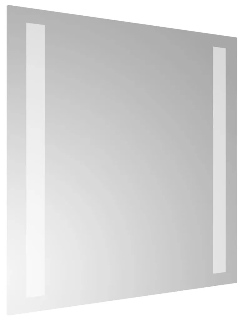 vidaXL Καθρέφτης Μπάνιου με LED 30x30 εκ.