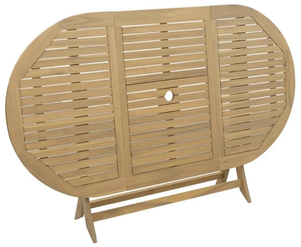 vidaXL Τραπέζι Κήπου Πτυσσόμενο 160x85x75 εκ. Μασίφ Ξύλο Ακακίας