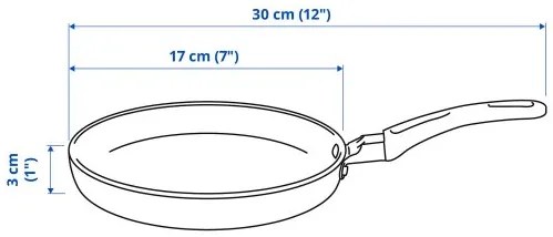 HEMLAGAD τηγάνι με αντικολλητική επένδυση, 17 cm 005.808.91