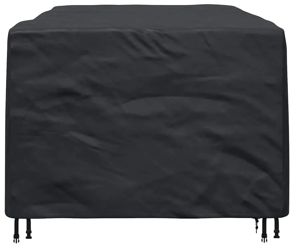 vidaXL Κάλυμμα επίπλων Μονόχρωμο Μαύρο 240 x 110 x 70 εκ. 210D