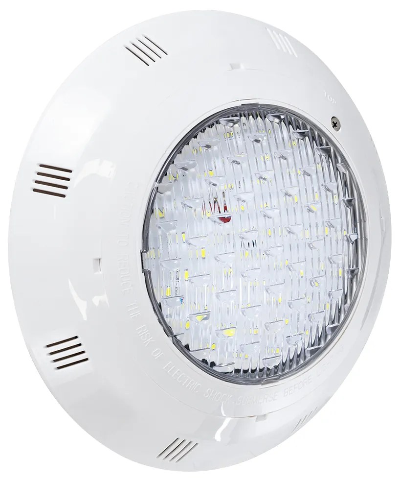 GloboStar® POOLΕΤΙ 61538 PRO Φωτιστικό Πισίνας LED 25W 2125lm 120° AC/DC 12V Αδιάβροχο IP68 IK06 Tempered Glass Φ30 x Υ6.5cm Ψυχρό Λευκό 6000K - Bridgelux Chip - 2 Meter VDE Certified Cable - 3 Years Warranty