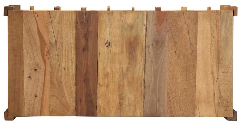 vidaXL Τραπεζάκι σαλονιού Καφέ 110 x 54 x 35 εκ Στερεό Ανακτηθέν Ξύλο