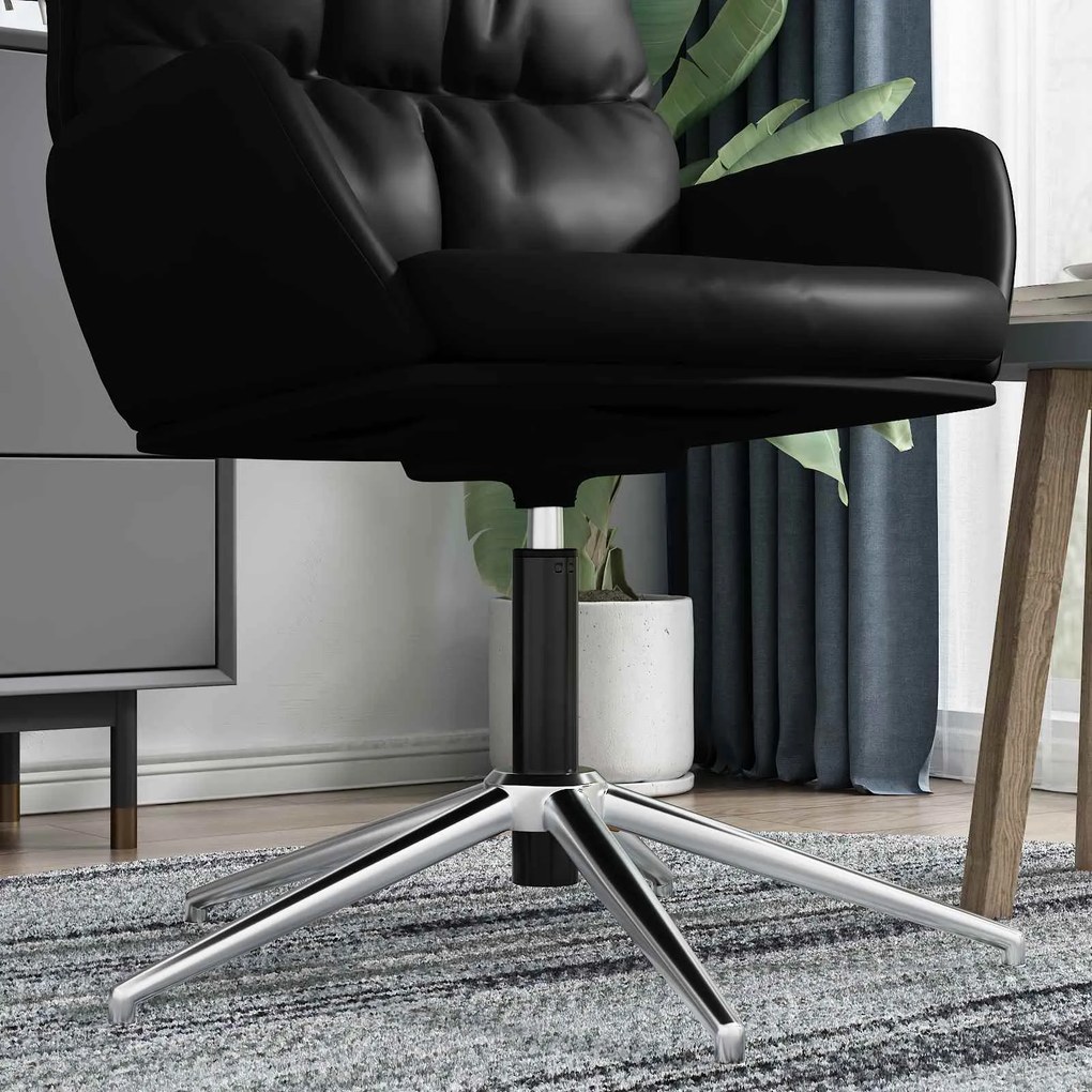 vidaXL Κύλινδρος Αερίου Καρέκλας Γραφείου Μαύρο 14 cm Σίδερο