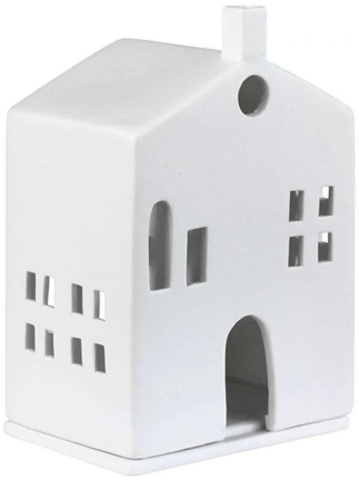 Κηροπήγιο Για Ρεσώ Round Door RD0010844 10x7,5x15cm White Raeder Porcelain