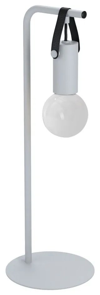 Φωτιστικό Επιτραπέζιο Apricale 98284 Grey-Black Eglo Metal, Leather