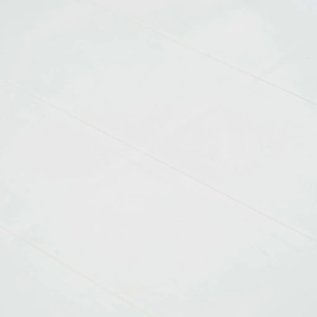Σετ Τραπεζαρίας Εξ. Χώρου 7 τεμ. Λευκό με Όψη Ρατάν Πλαστικό - Λευκό