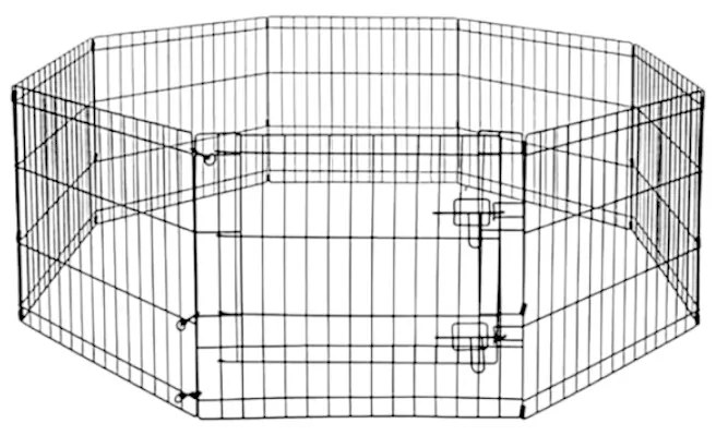 Μεταλλικό πάρκο περιορισμού σκύλου - Medium - 76*61cm - 003209