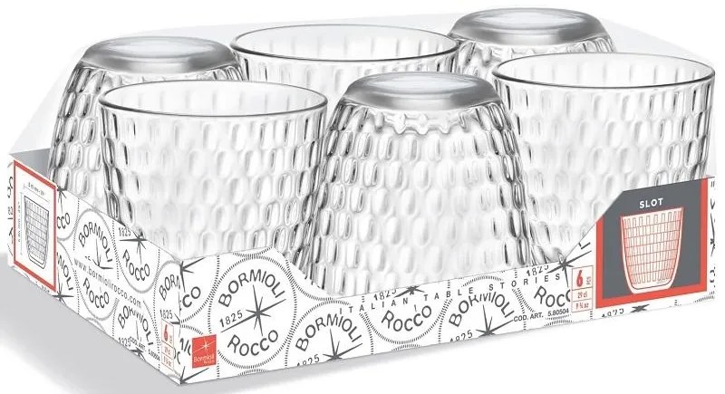 Σετ 6τεμ. Ποτήρια Νερού 39.5cl SLOT - Bormioli