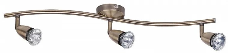 Rabalux Norman Σποτ Τριπλό Μήκους 60cm Μπρονζέ 5997