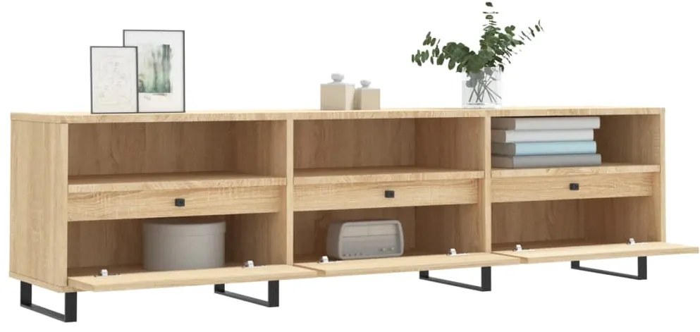 vidaXL Έπιπλο Τηλεόρασης Sonoma Δρυς 150x30x44,5 εκ. Επεξ. Ξύλο
