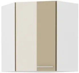 Κρεμαστό ντουλάπι γωνιακό Lyona 60x60 GN 72 1F-Leuko