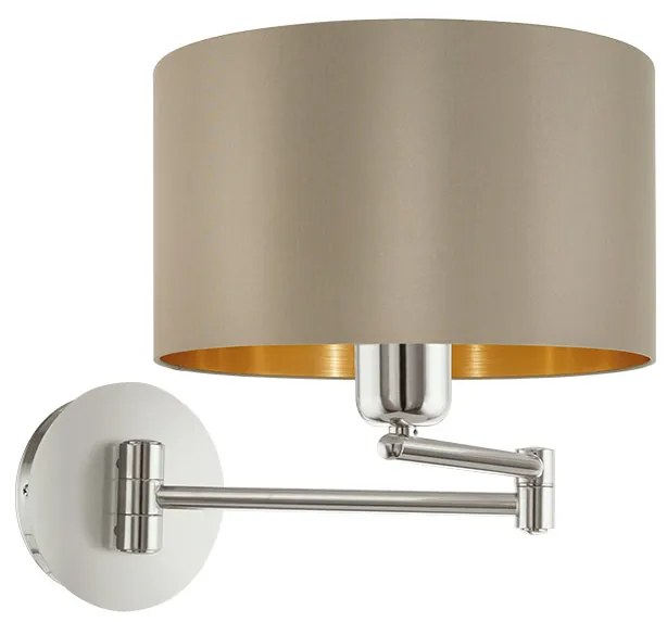 Απλίκα Υφασμάτινη EGLO MASERLO 95055 Τοπέ-Χρυσό