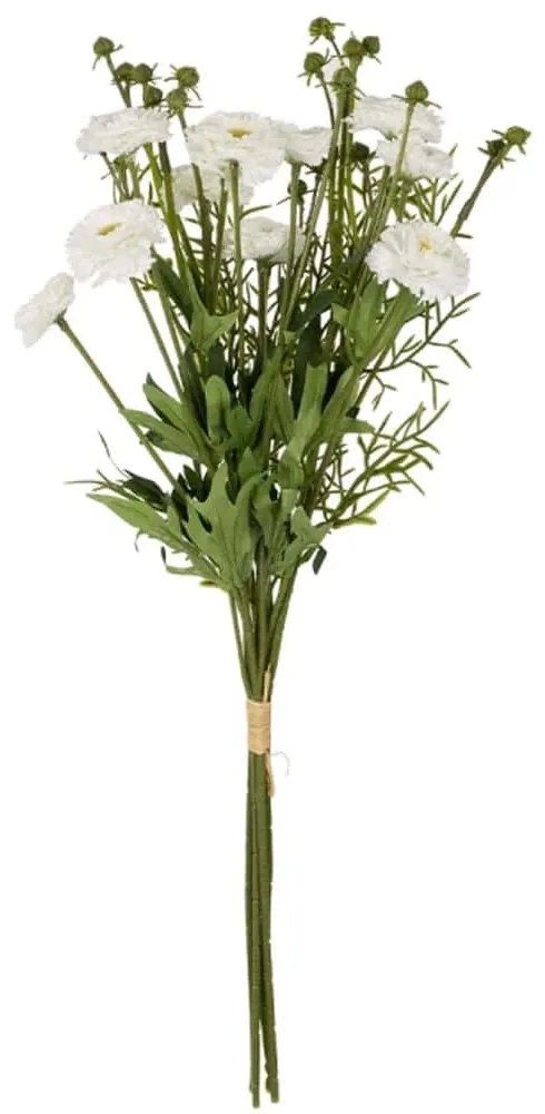 Τεχνητό Μπουκέτο Chrysanthemum 21330 50cm White GloboStar Ύφασμα
