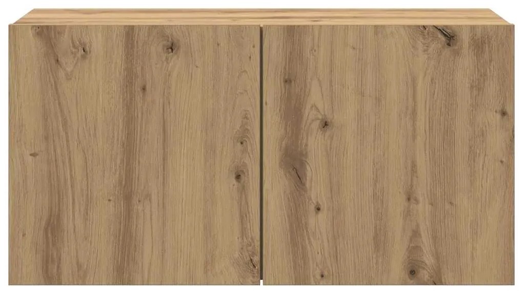 vidaXL Ντουλάπι Τοίχου Τηλεόρασης Artisian Δρυς 80 x 30 x 41 εκ.