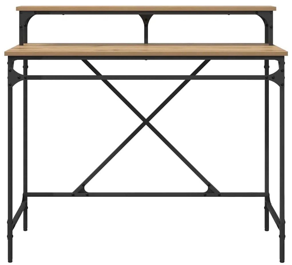 vidaXL Γραφείο Artisan Oak 100 x 50 x 90 cm Επεξεργασμένο ξύλο