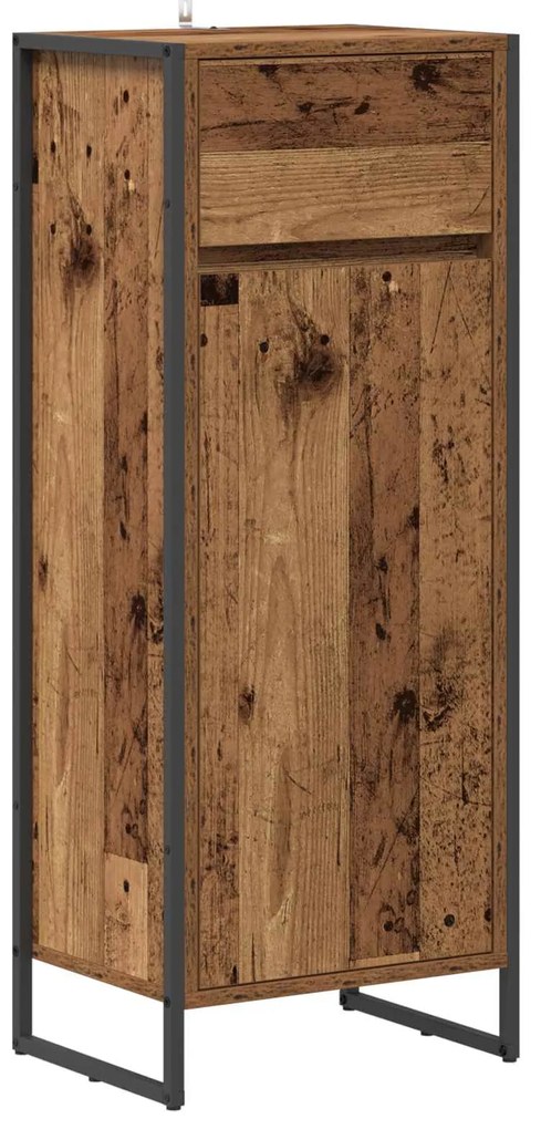 vidaXL Ντουλάπι Μπάνιου Παλιό Ξύλο 40 x 30 x 100 εκ Επεξεργασμένο ξύλο