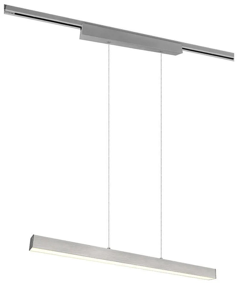 Φωτιστικό Ράγας Κρεμαστό Duoline 73043107 90x5x180cm Dim Led 3400Lm 29W 3000K Nickel Trio Lighting