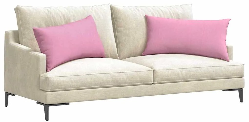 vidaXL Μαξιλάρι Καναπέ 2 pcs Ροζ 80 x 40 cm ύφασμα