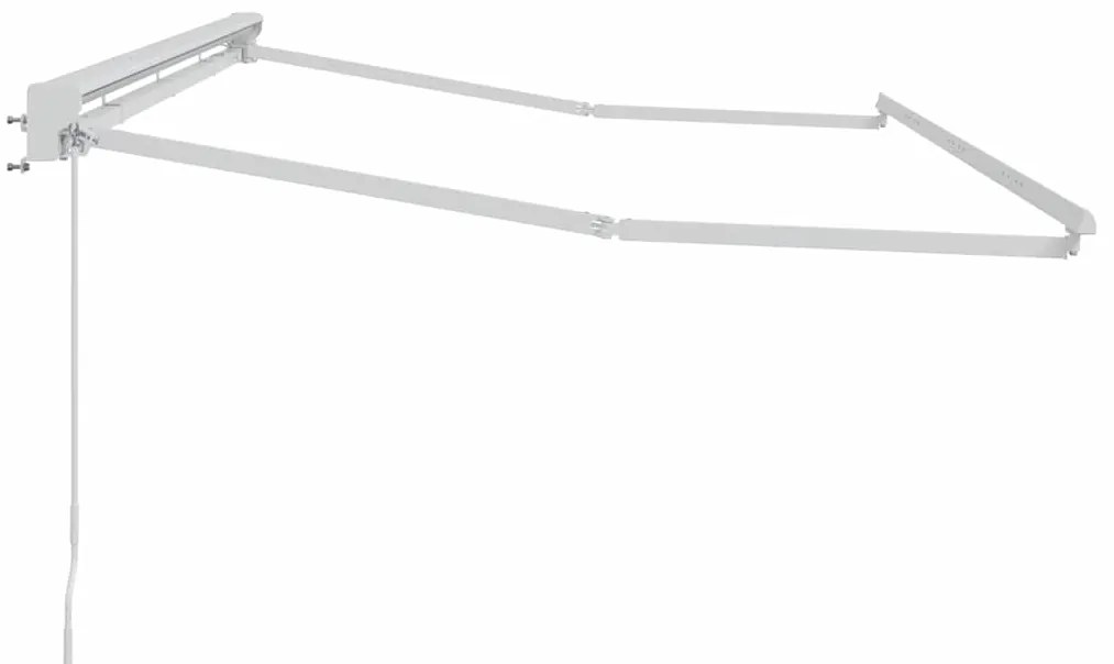 vidaXL Σκελετός Τέντας Λευκό 4 x 2 m