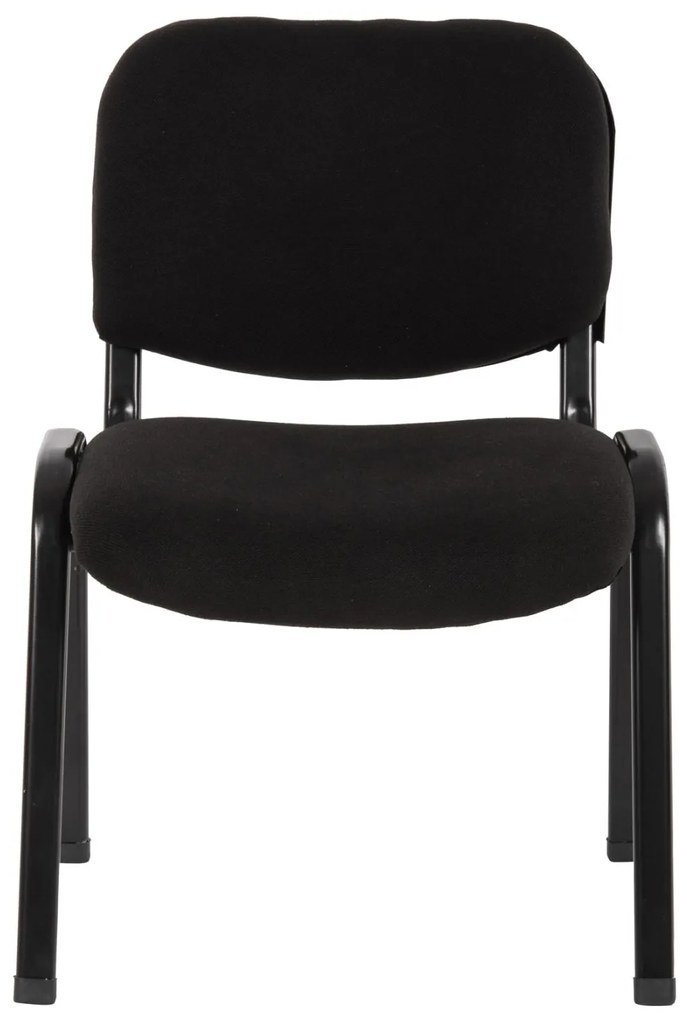 Καρέκλα επισκέπτη Janisha με ύφασμα μαύρο 53,5x59x77Υ εκ.