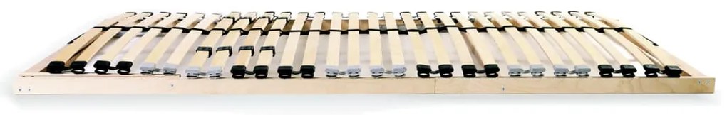 vidaXL Τελάρο Κρεβατιού με 28 Σανίδες &amp; 7 Ζώνες 120 x 200 εκ.
