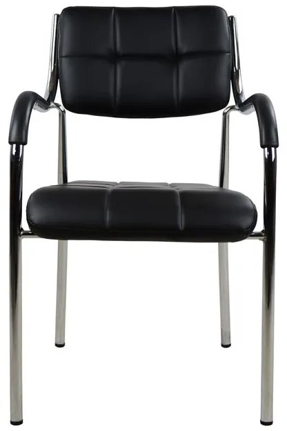 ΚΑΡΕΚΛΑ ΕΠΙΣΚΕΠΤΟΥ OBERON HM1018.01 ΜΑΥΡΟ PU 51x52x86Υ εκ.