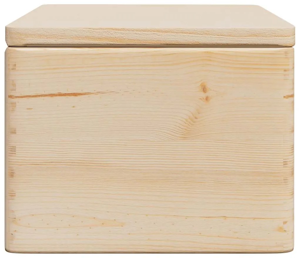 vidaXL Ξύλινο κουτί με καπάκι 40x30x23 cm από μασίφ ξύλο πεύκο