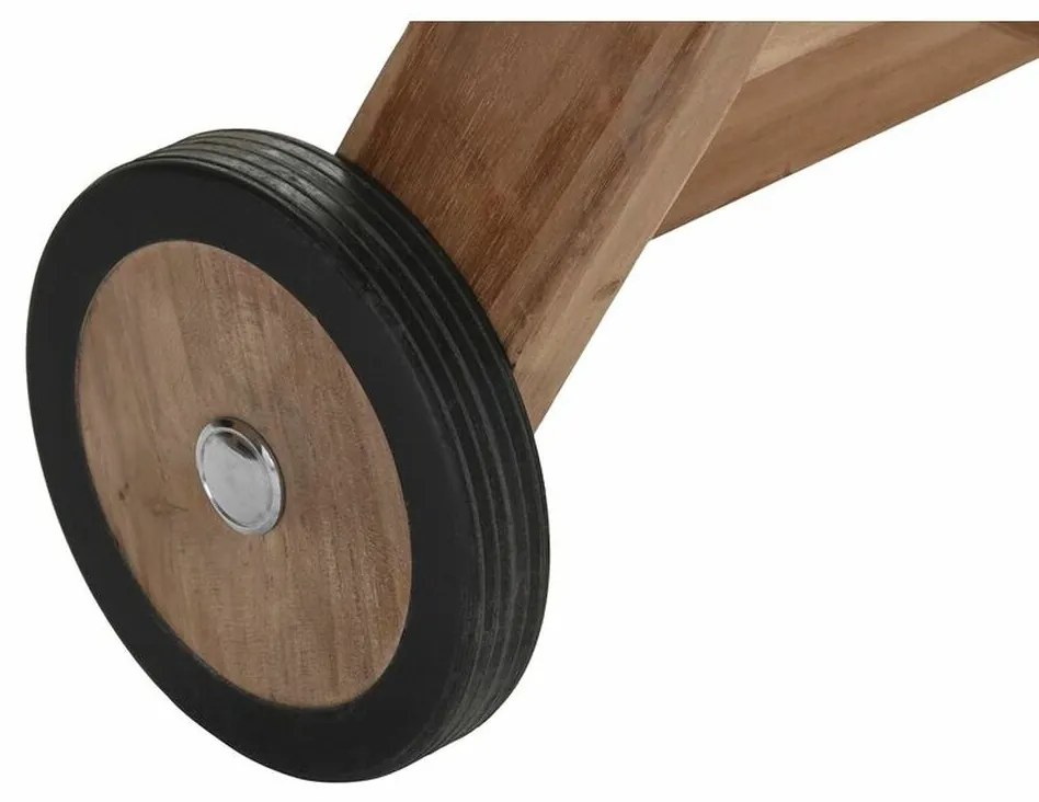 Solseng DKD Home Decor Καφέ Με τροχούς Ξύλο Τικ (200 x 65 x 36 cm)