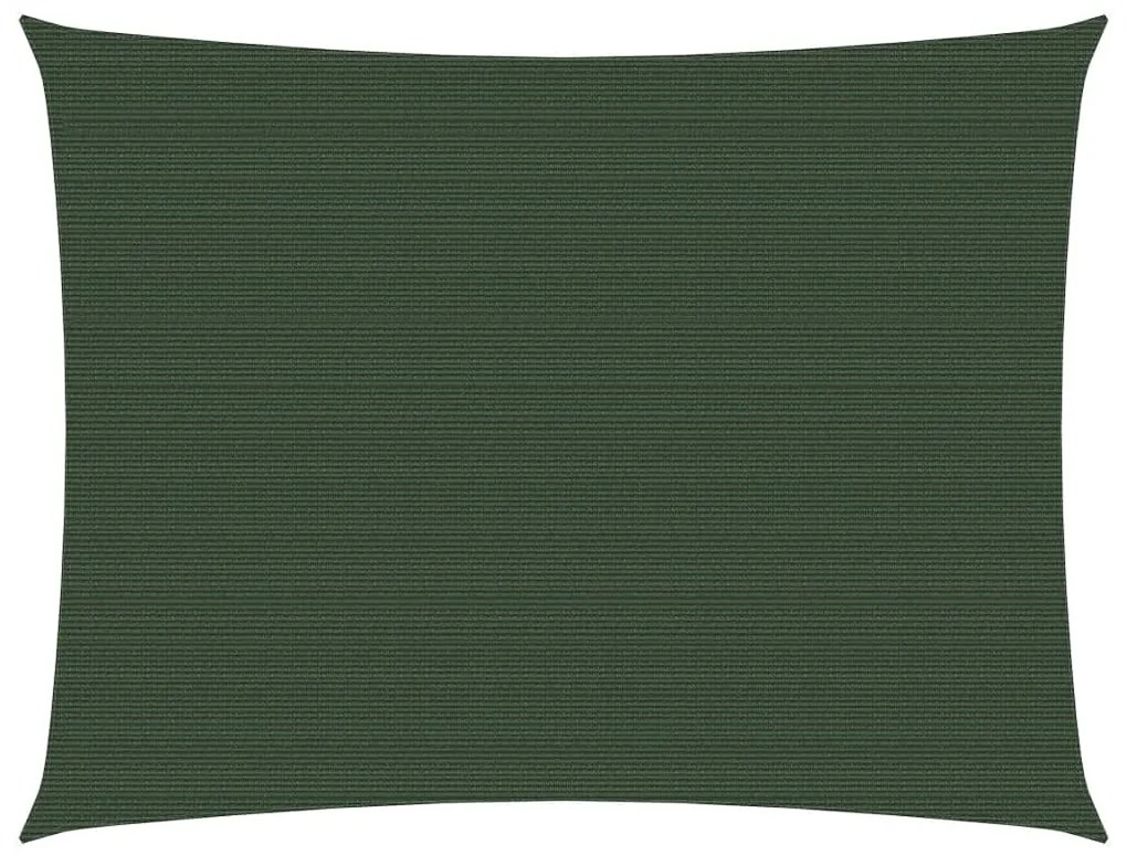 vidaXL Πανί Σκίασης Σκούρο Πράσινο 2 x 3 μ. από HDPE 160 γρ./μ²