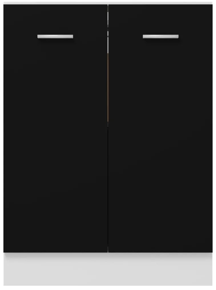 vidaXL Ντουλάπι &quot;Lyon&quot; Μαύρο 60x46x81,5 εκ. από Τεχνητό Ξύλο