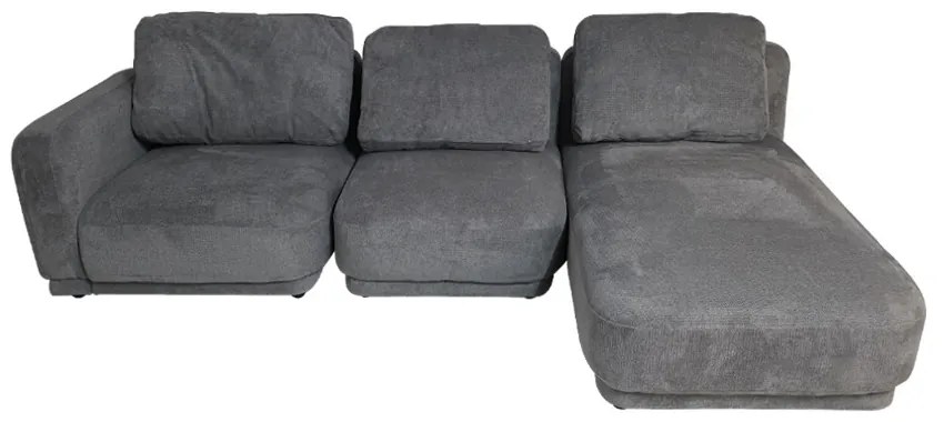 Artekko Cloud Γκρι Υφασμάτινος Πολυμορφικός Γωνιακός Καναπές με 3 Ανεξάρτητα Κομμάτια (98x95x68)cm (80x93x68)cm (92x157x68)cm 3pcs Artekko 735-2210-A