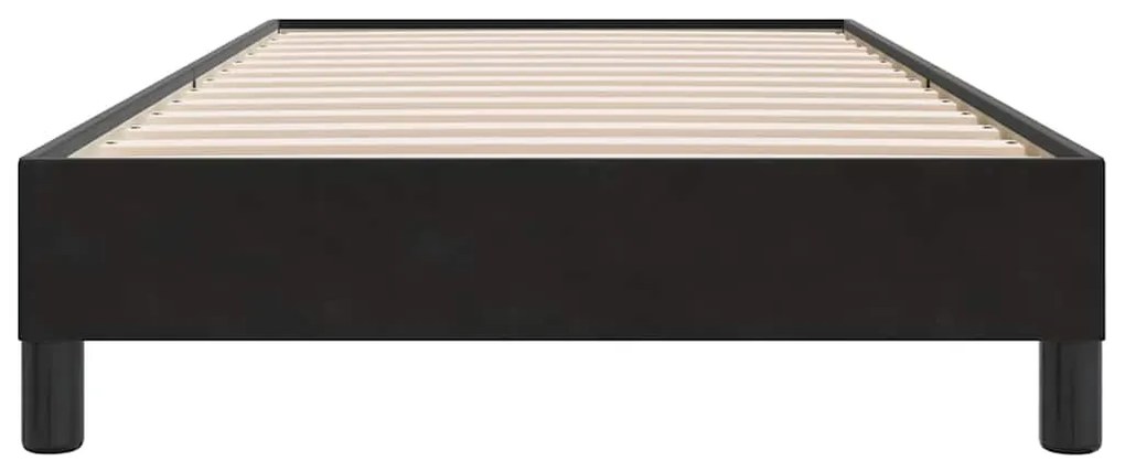 vidaXL Πλαίσιο κρεβατιού χωρίς στρώμα Μαύρο 80x220 cm Βελούδινο