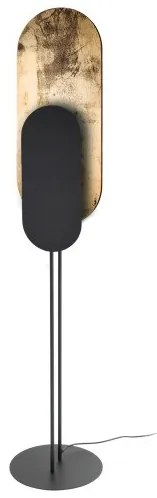 Επιδαπέδιο Φωτιστικό 2xGX53 LED 12W IP20 Wheel Lux Nowodvorski-7646-Μαύρο-Χρυσό 7646